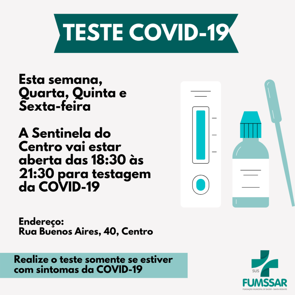 Agenda Teste Covid